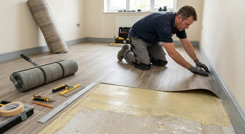 Sheet Linoleum Installation in Fort Worth, TX