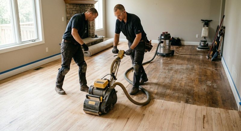 Cherry Floor Refinishing in Overland Park, KS