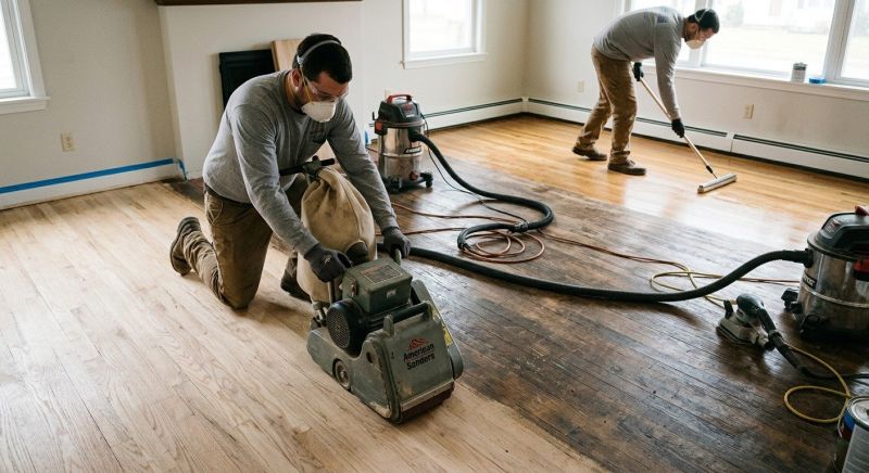 Tiger Wood Floor Refinishing in Alpharetta, GA